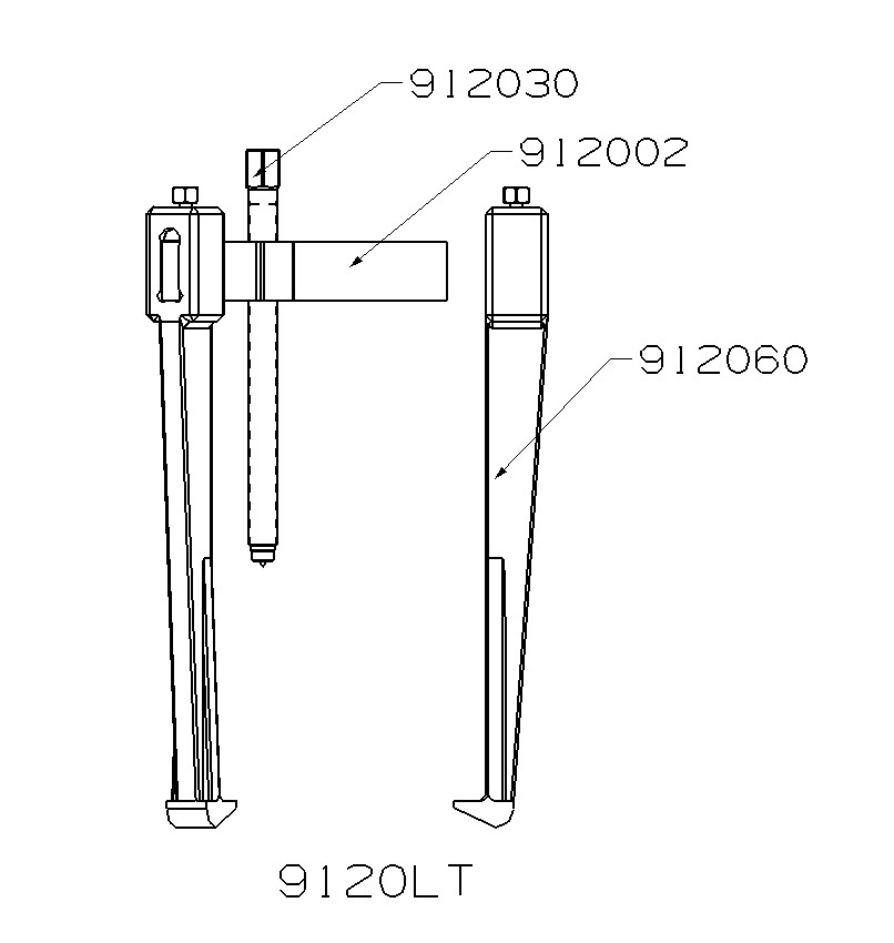 EXTRACTOR FORZA SERIE 9100T DE 3 PATAS